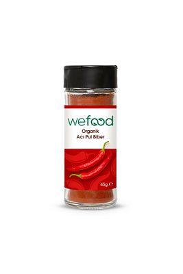 Organik Acı Pul Biber 45 gr ürün fotoğrafı