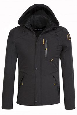 Su Ve Rüzgar Geçirmez Kürklü Softshell Erkek Mont ürün fotoğrafı