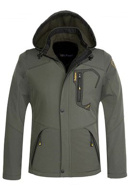 Su Ve Rüzgar Geçirmez Kürklü Softshell Erkek Mont ürün fotoğrafı