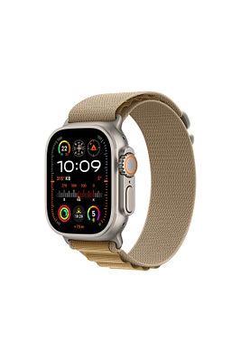 Watch Ultra 2 GPS + Cellular 2024 49mm Natural Titanium Case with Tan Alpine Loop - Medium ürün fotoğrafı