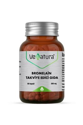 Bromelain Takviye Edici Gıda 60 Kapsül ürün fotoğrafı