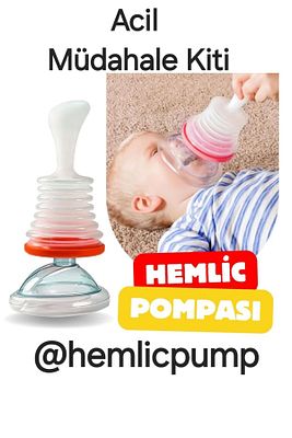 Hemlik Manevra Ürünü - Hemlik Pompası - 2si 1 Arada -1er Adet Yetiskin Ve Küçükler, Heimlich Pompasi ürün fotoğrafı