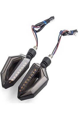 Amerikan Park Modüllü Çift Renk Motosiklet Sinyal Led Takımı 12v Universal ürün fotoğrafı