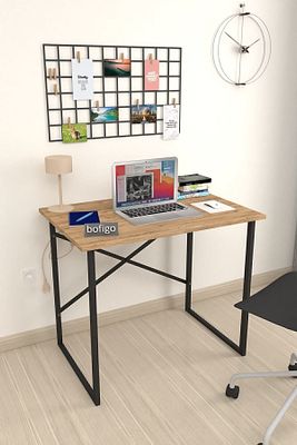 60x90 Cm Çalışma Masası Bilgisayar Masası Ofis Ders Yemek Masası Çam ürün fotoğrafı