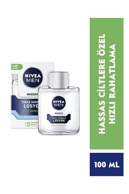 MEN Erkek Hassas Ciltler Tıraş Sonrası Losyon 100ml, Hızlı Rahatlama, Yatıştırıcı, Tahriş Önleyici ürün fotoğrafı