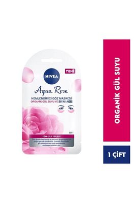 Aqua Rose Organik Gül Suyu İçerikli Nemlendirici Göz Maskesi, Hyaluron, Koyu Halka, Göz Torbası ürün fotoğrafı
