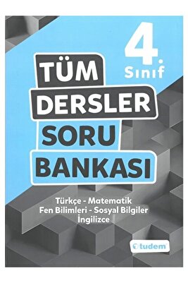 Tudem 4. Sınıf Tüm Dersler Soru Bankası 2023 ürün fotoğrafı