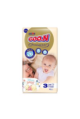 Goon Premium Soft Bebek Bezi 3 Beden Jumbo 40 Adet- ürün fotoğrafı