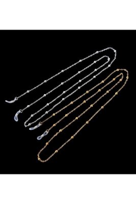 Adet 2 Renk Toplu Zincir Güneş Gözlüğü Zinciri Gözlük Ipi Askısı Aksesuarı ürün fotoğrafı