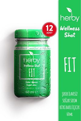 Fit Matcha Shot 12'li Paket Formda Kal Bitki Bazlı Içecek 60 ml ürün fotoğrafı