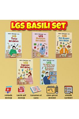 2026 Lgs Ders Notları 5'li Kitap Seti ürün fotoğrafı
