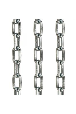 Galveniz Kaplamalı Çelik Zincir 4mm Kalınlık 1m Uzunluk ürün fotoğrafı