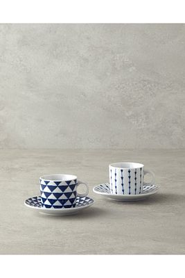 Home Trin Porselen 2'Li Kahve Fincan Takımı 80 Ml Lacivert Yeni Mdl 976538 ürün fotoğrafı