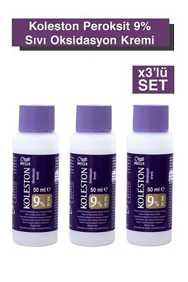 Koleston Peroksit 9% Sıvı Oksidasyon Kremi 3x'li ürün fotoğrafı