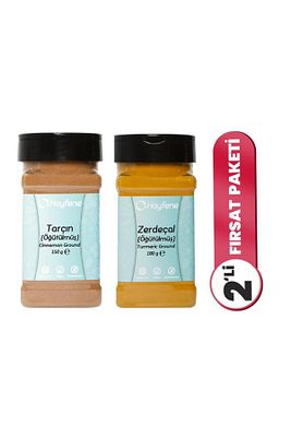 Tarçın Toz Ve Zerdeçal Toz 2'li Baharat Seti ürün fotoğrafı