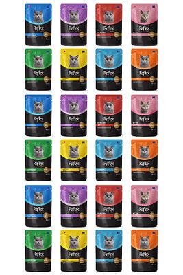 Karışık Soslu Kedi Yaş Maması Kedi Pouch 85 Gr X 24 Adet ürün fotoğrafı