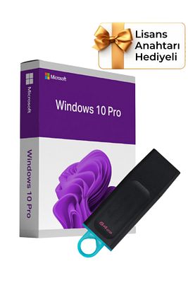 Windows 10 Kurulum Dosyalı USB Bellek 64GB (Lisans Anahtarı Hediyeli) ürün fotoğrafı