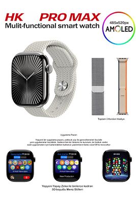 Watch 9 Hk9 Pro Plus 100 Kişi Kayıt Son Sürüm V3 Yapay Zeka Destekli Sahtesi Çıkmış Dikkat Edin! ürün fotoğrafı