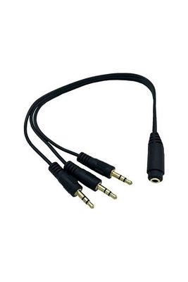 3 Erkek Stereo 1 Dişi Stereo 1 Dişi Aux 3 Erkek Aux Kablo Ses Sistemi Kablosu ürün fotoğrafı