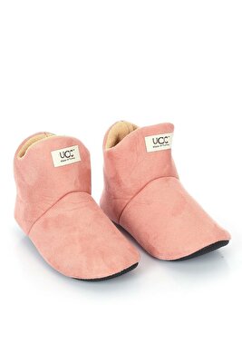 Unisex Pudra Içi Yünlü Ev Pandufu Ev Botu Ev Ayakkabısı ürün fotoğrafı