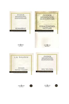 Dostoyevski 4 Kitap Set Suç Ve Ceza Yeraltından Notlar Kumarbaz Insan Neyle Yaşar ürün fotoğrafı