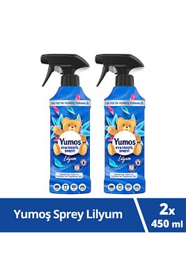 Ev Ve Tekstil Spreyi Lilyum Yıkanması Zor Eşyalar Için 450 ml X2 ürün fotoğrafı