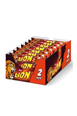 1 paket Nestle lion chocolate çikolata kaplı 60 gr gofret 18'li ürün fotoğrafı