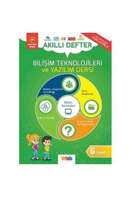 6. Sınıf Bilişim Teknolojileri Ve Yazılım Dersi Akıllı Defter ürün fotoğrafı