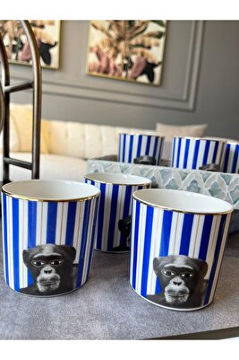 Wild Life Monkey Bardak 230cc 2'li ürün fotoğrafı