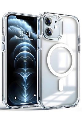 Apple Iphone 11 Uyumlu Kılıf Magsafe Wireless Köşe Korumalı Darbe Emici Şeffaf Sert Silikon Kapak ürün fotoğrafı