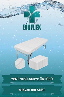 100 Adet 80 *240 Yeni Nesil Her Tarafı Lastikli Sedye Örtüsü ürün fotoğrafı