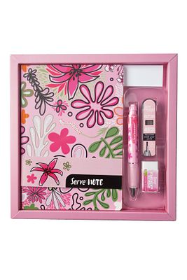 Set - Defter, Serve Deep Uclu Kalem, Silgi ürün fotoğrafı