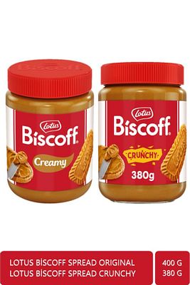 Biscoff Spread Original 400 gr Biscoff Spread Crunchy 380 gr (İKİSİ BİR ARADA) ürün fotoğrafı
