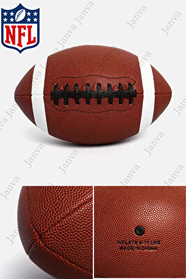 Kauçuk Amerikan Futbol Topu Genç ve Yetişkinler için maç ve antreman topu profosyonel ürün fotoğrafı