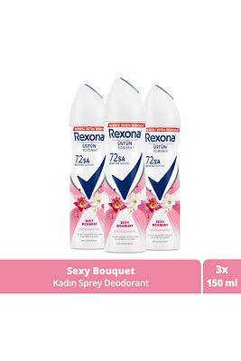 Kadın Sprey Deodorant Sexy Bouquet 150 ml X3 ürün fotoğrafı