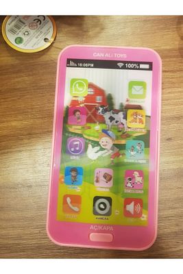 Oyuncak Dokumatik Cep Telefonu Pilsiz Üründür 1adet ürün fotoğrafı