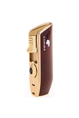 Cohiba 3 Torch Pürmüz Bordo Yan Ağız Puro Çakmağı ürün fotoğrafı