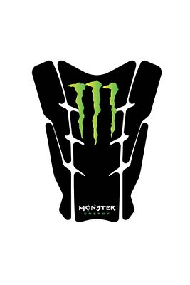 Yamaha Monster Siyah Tank Pad ürün fotoğrafı