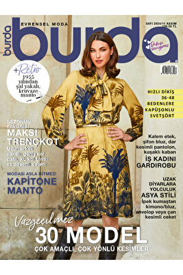 Burda Dergi Kasım 2024 ürün fotoğrafı