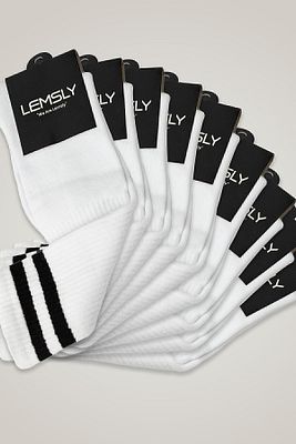 Unisex 9'lu Uzun Tenis Spor Çorap ürün fotoğrafı