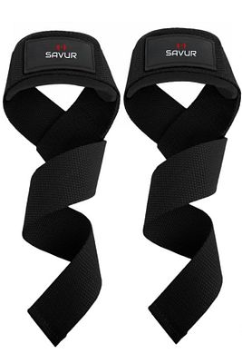Padded Lifting Straps Siyah Ağırlık Kaldırma Kayışı 2’li ürün fotoğrafı