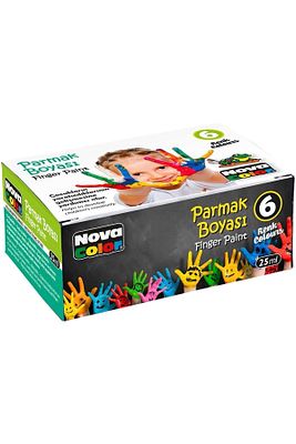 Parmak Boyası 6 Lı 25ml ürün fotoğrafı