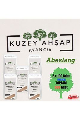 100’lü Abeslang Dil Çubuğu - Ağda Spatulası x 5 Kutu 500 ürün fotoğrafı