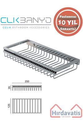 Paslanmaz Pirinç Swwor Lamalı ?ampuanlık Tekli 15x25cm ürün fotoğrafı
