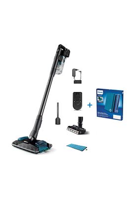 8000 Serisi Aqua Plus Xc8053/01 Şarjlı Dikey Süpürge Ve Xv1700/01 4'lü Mikrofiber Ped Hediye ürün fotoğrafı