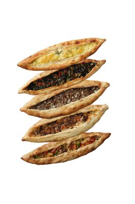 Pidost Pide (5 Adet) Kıymalı,peynirli,ıspanaklı,sebzeli Tavuklu,kavurma Kaşarlı Pide ürün fotoğrafı