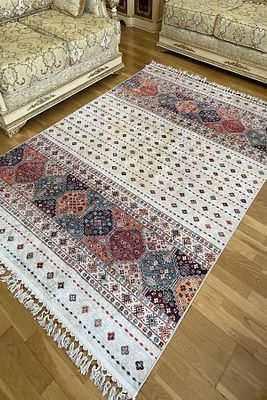 Dokuma Taban Yıkanabilir Kaymaz Taban Kilim Salon Halısı Mutfak Halısı Yolluk ürün fotoğrafı