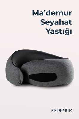 Ortopedik Boyun Yastığı Visco Boyun Destekli Seyahat Yastığı ürün fotoğrafı