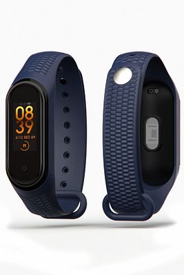 Kabartma Desenli Xiaomi Mi Band 3 Ve 4 Uyumlu Kordon ürün fotoğrafı