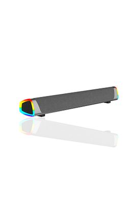 Ds101 Kablosuz Bluetooth Aux 6w Rgb Aydınlatmalı Soundbar Hoparlör Siyah ürün fotoğrafı